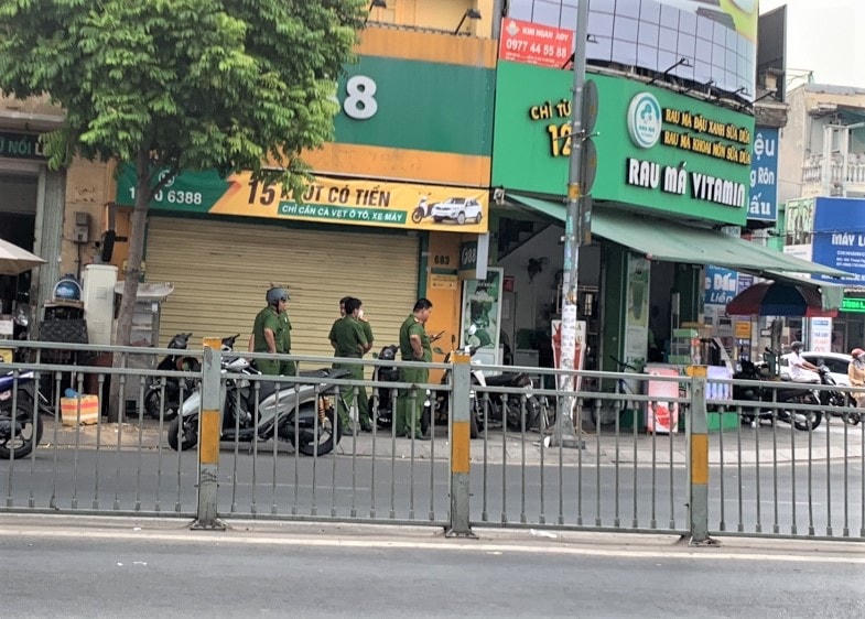 Công an TP HCM kiểm tra một chi nhánh Công ty F88 trên địa bàn. 