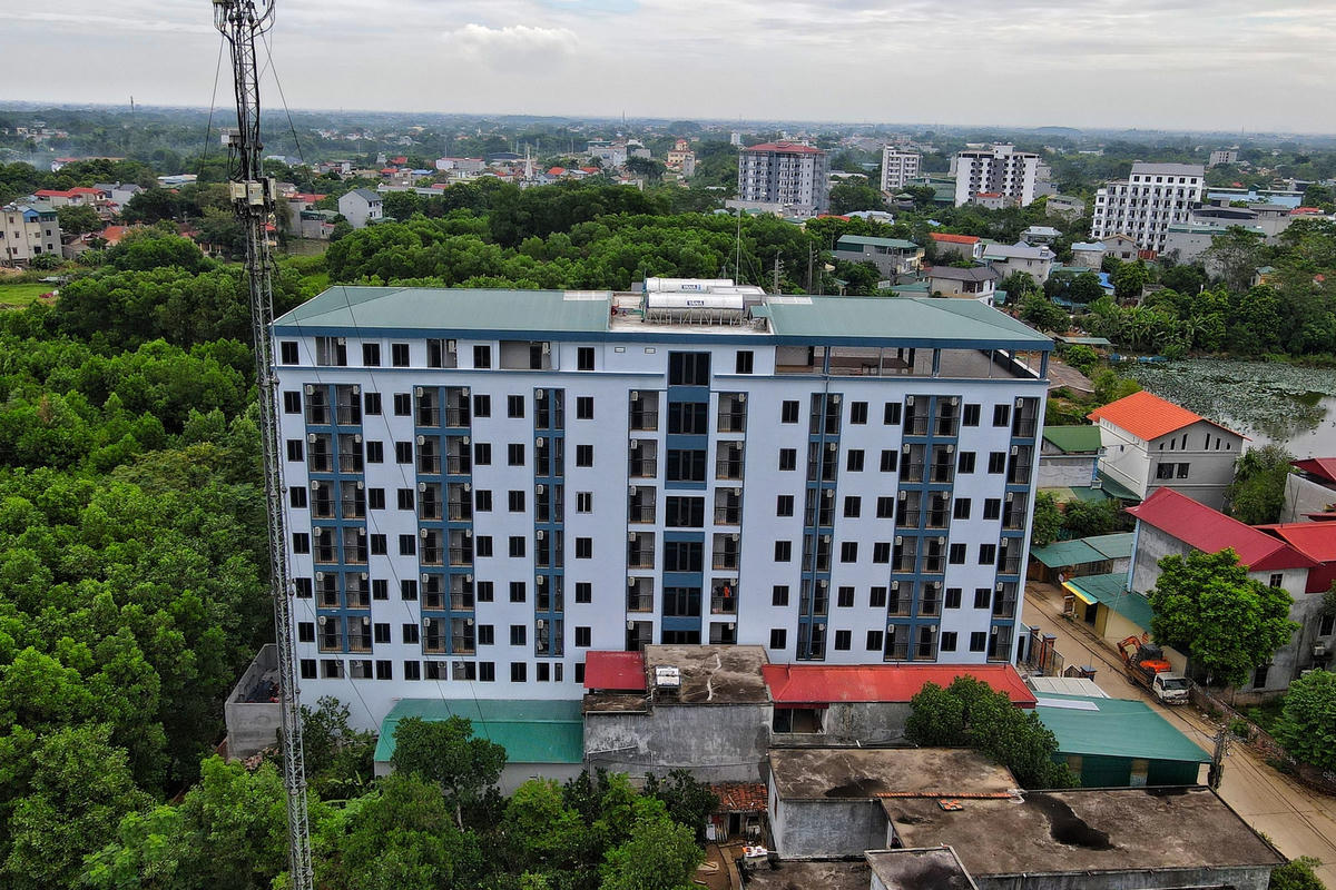 Hình ảnh chung cư mini xây vượt nhiều tầng.