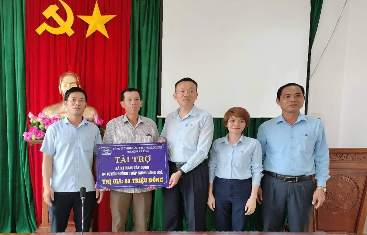 Công ty Formosa còn tài trợ nhiều hạng mục khác cho các địa phương.