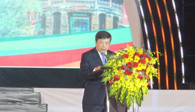 Ông Đoàn Văn Việt, Thứ Trưởng Bộ VHTTDL phát biểu tại Lễ bế mạc.