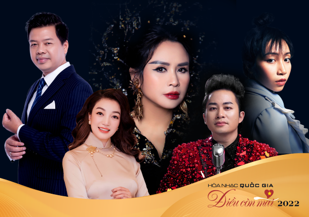 Các ca sĩ: Đăng Dương, Thanh Lam, Tùng Dương, Phạm Thu Hà, Mỹ Anh tham gia Điều còn mãi 2022.