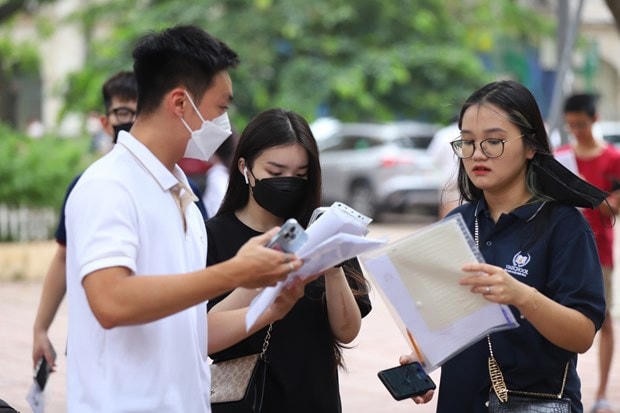 Thí sinh dự thi tốt nghiệp THPT năm 2022. Ảnh: TTXVN.