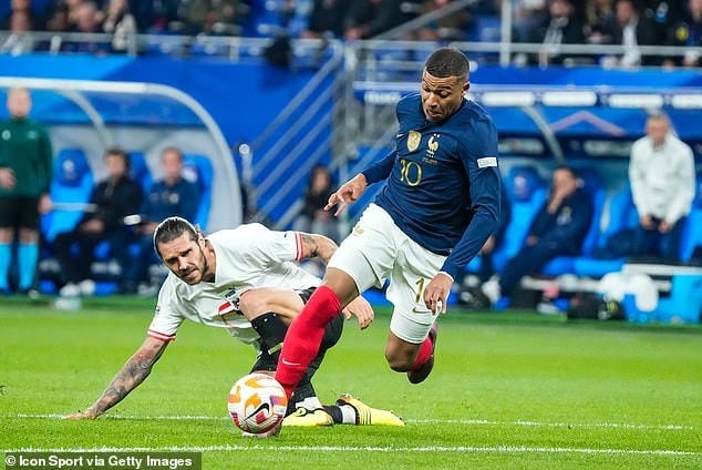 Mbappe tỏa sáng với bàn thắng mở tỷ số vào lưới Áo (Ảnh: GI).