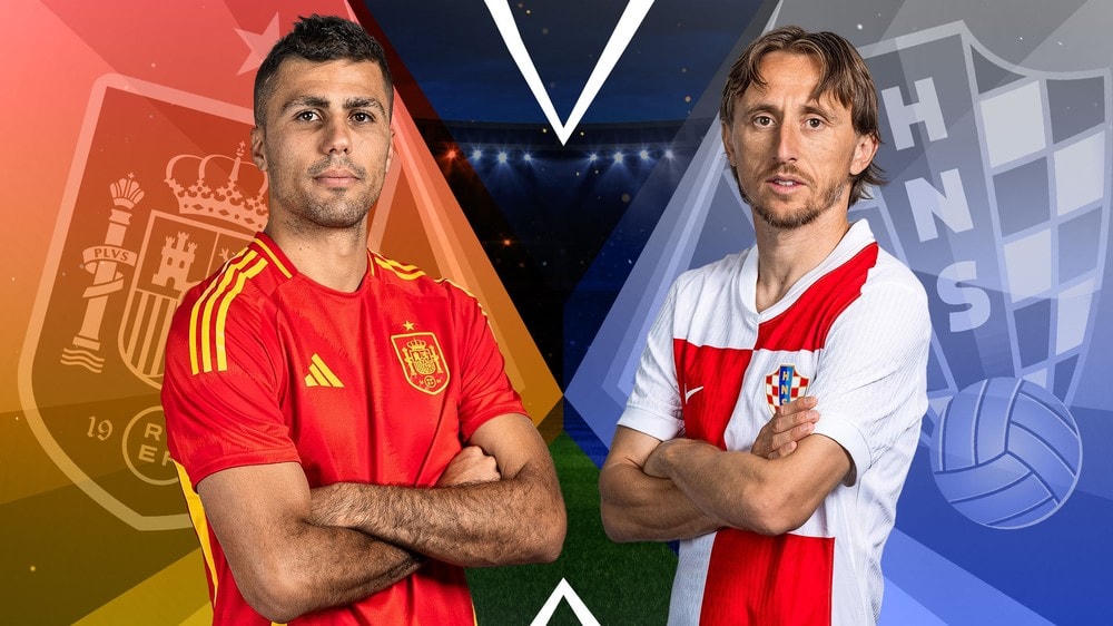 Tây Ban Nha chạm trán Croatia ngày ra quân. (Nguồn: talksport)