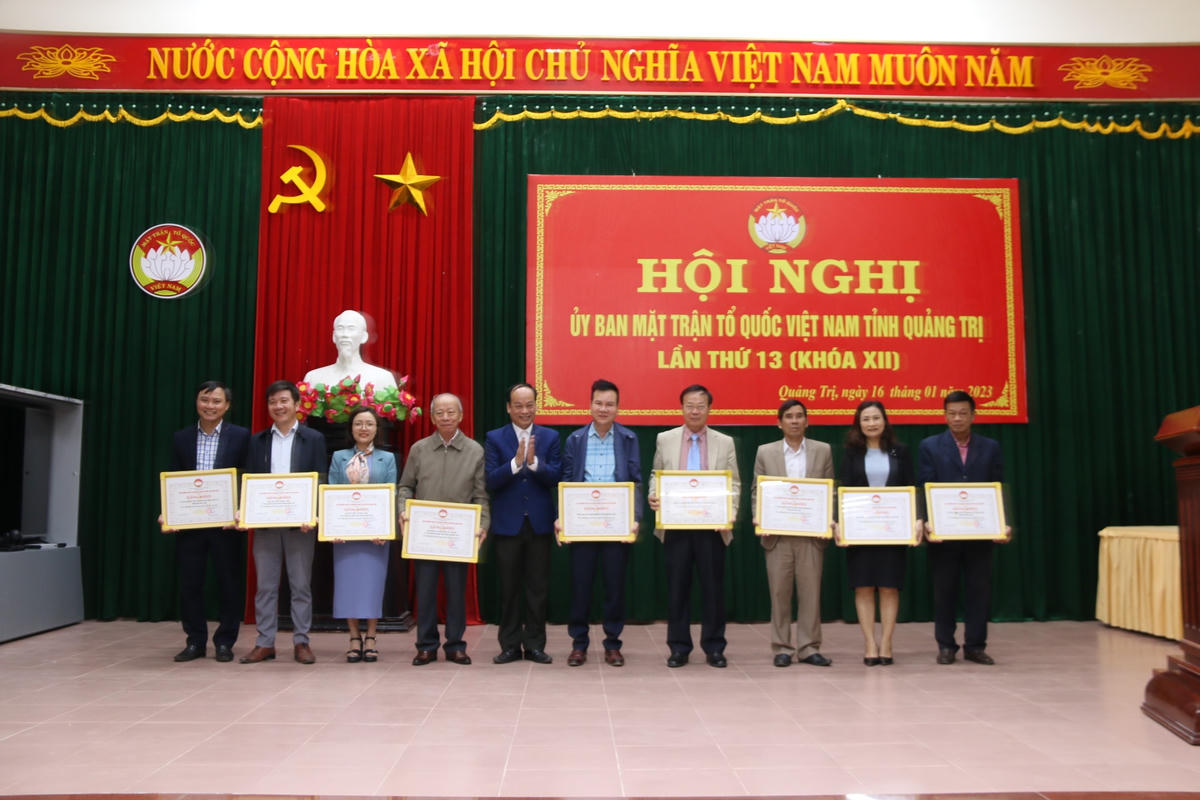 Mặt trận Quảng Trị tổ chức Hội nghị lần thứ 13 (Khóa XII)