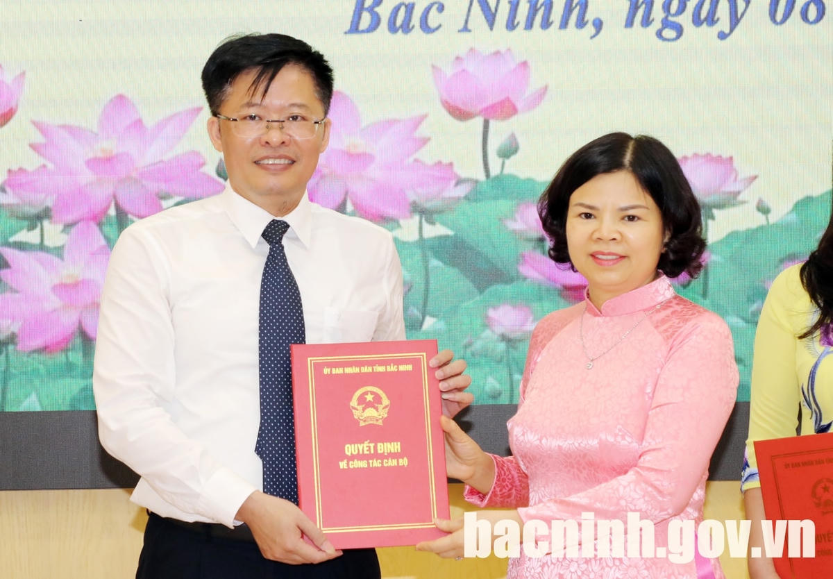 Tân Giám đốc Sở Thông tin và Truyền thông Bắc Ninh Nguyễn Trung Hiền. Ảnh: bacninh.gov.vn