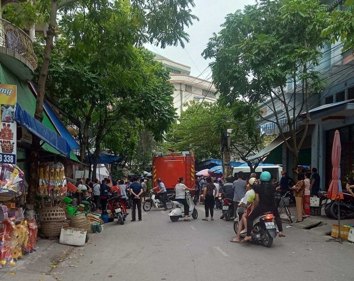 Nơi xảy ra vụ sập giàn giáo khiến 3 người thương vong.