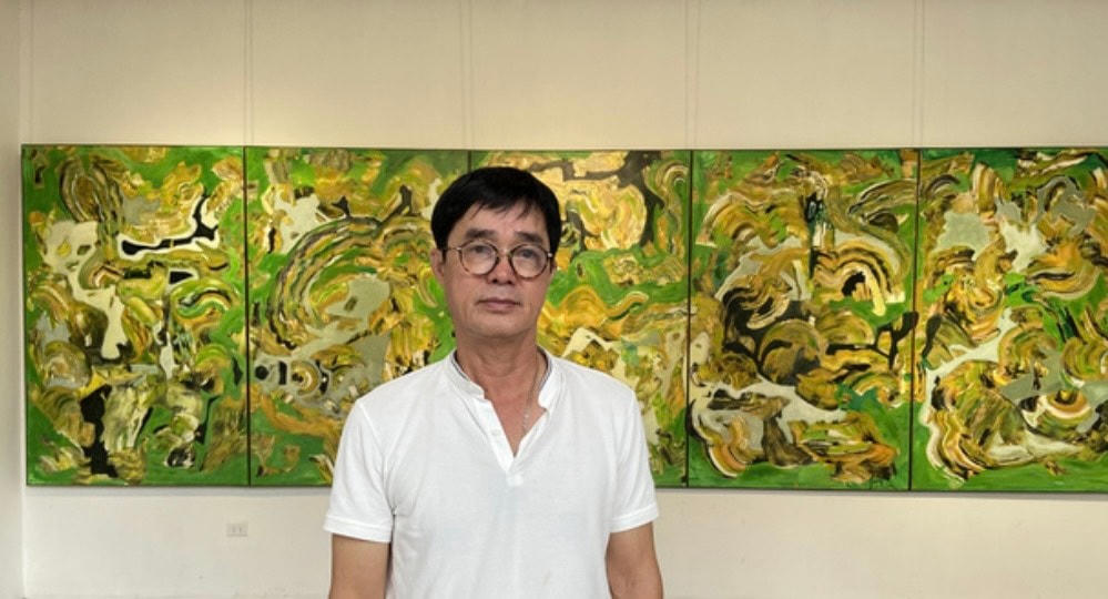 Họa sĩ Đinh Phong.