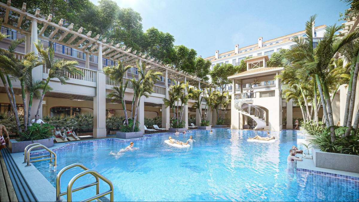 Chuỗi tiện ích chăm sóc sức khỏe được chú trọng phát triển, giúp cư dân rèn luyện cơ thể, cân bằng cuộc sống.