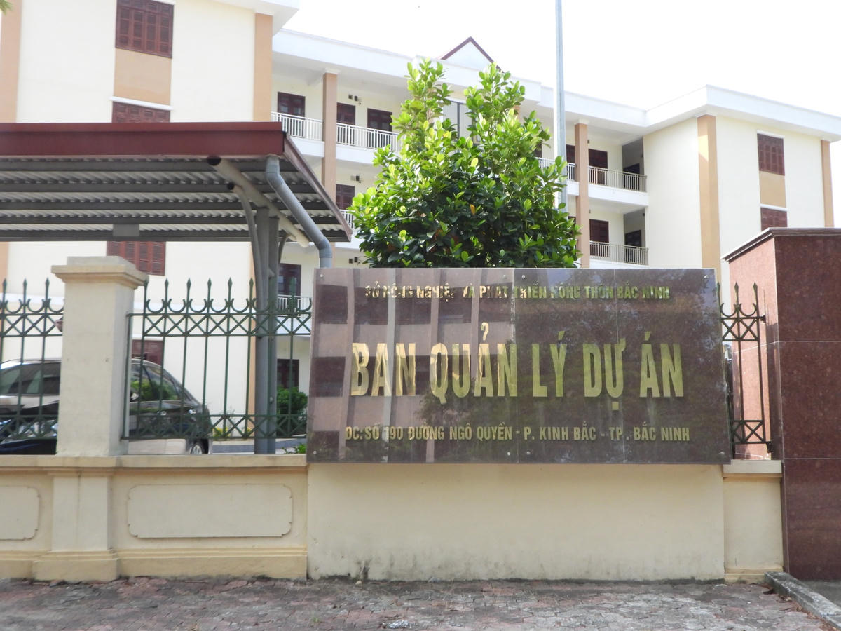 Trụ sở Ban Quản lý dự án đầu tư xây dựng các công trình Nông nghiệp và PTNT Bắc Ninh.