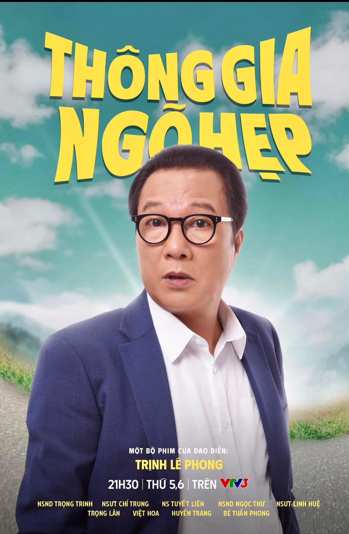 NSND Trọng Trinh trở lại màn ảnh với vai diễn ông Khôi trong bộ phim sắp lên sóng khung giờ vàng VTV. Ảnh: FBNV. 