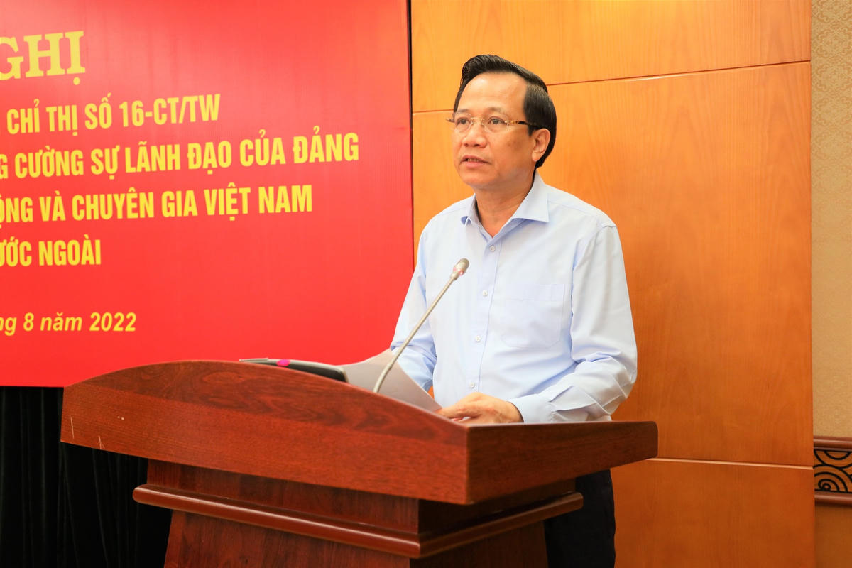 Bộ trưởng Bộ lao động, thương binh và xã hội Đào Ngọc Dung kết luận 