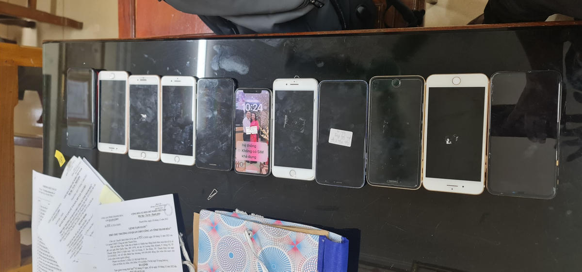 Tang vật của chuyên án được Công an Thanh Hoá thu giữ. Ảnh: Anh Tuấn