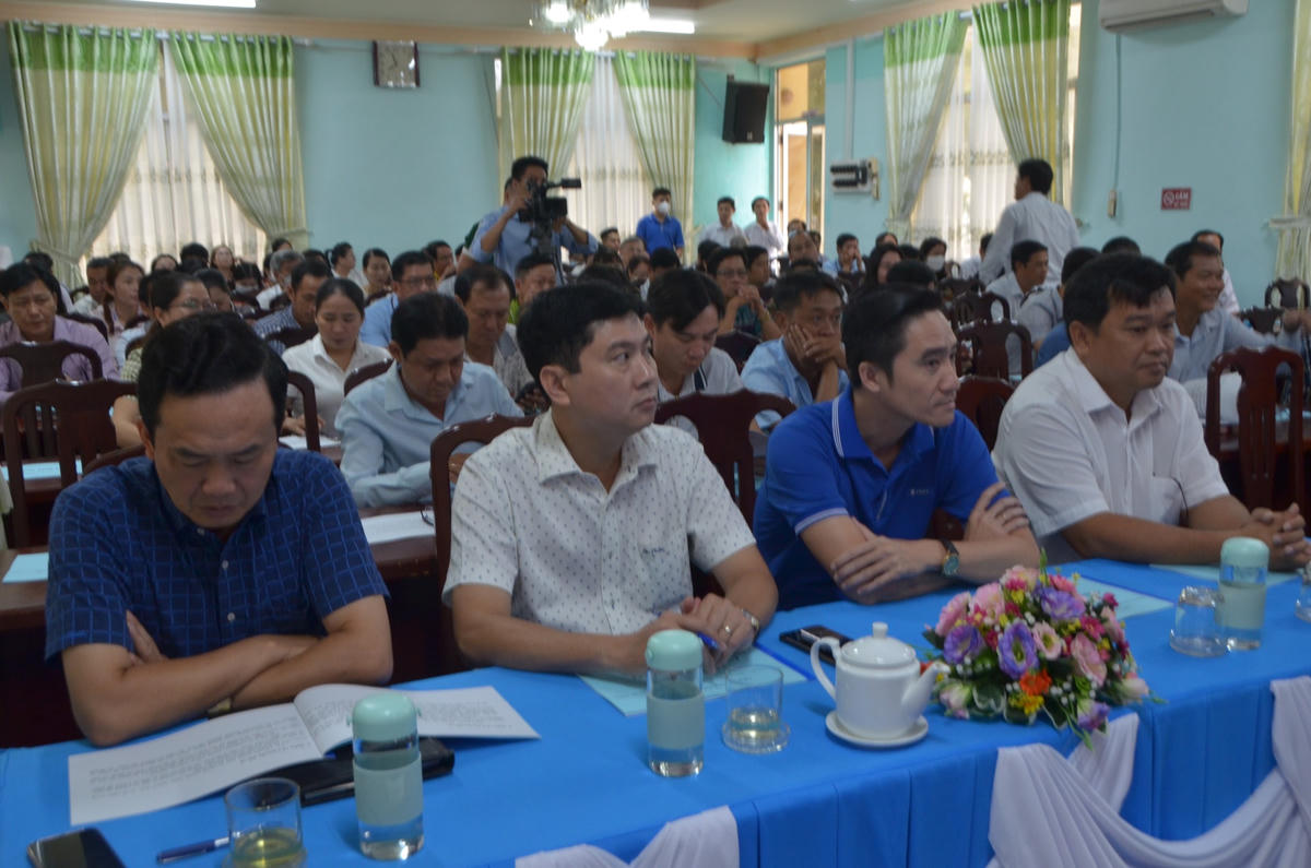 Đại biểu là cán bộ quản lý tham gia lớp tập huấn.