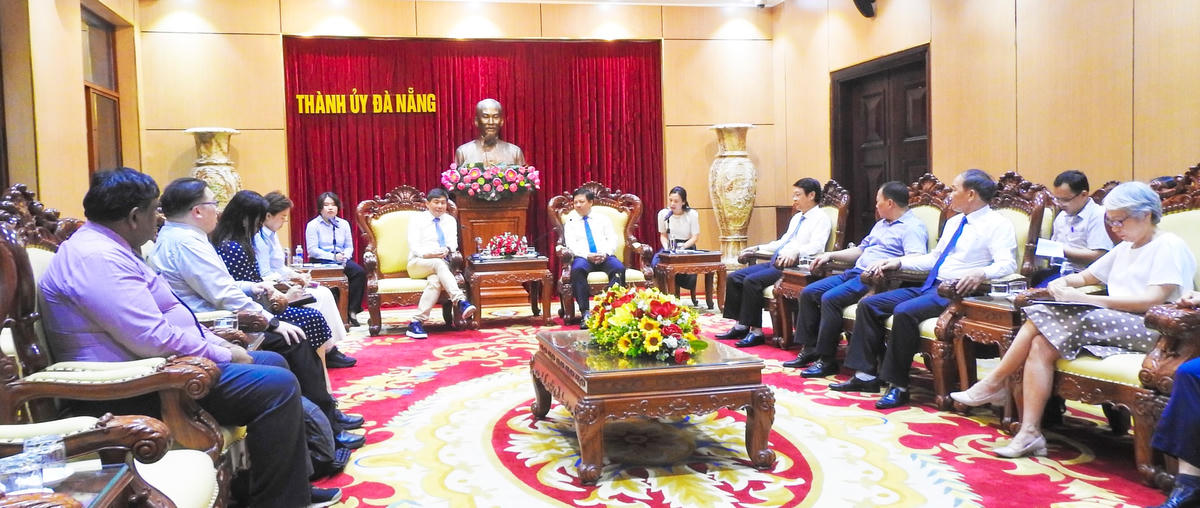 Đoàn đại biểu cấp cao Hiệp hội Nhân dân Singapore thăm, làm việc tại Đà Nẵng