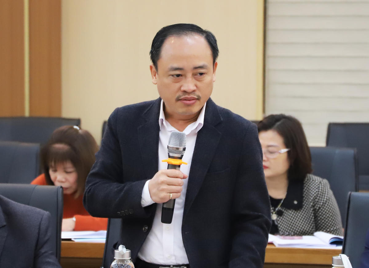 Ông Nguyễn Kiên Cường, Phó Giám đốc Sở Tư pháp tỉnh Phú Thọ phát biểu.