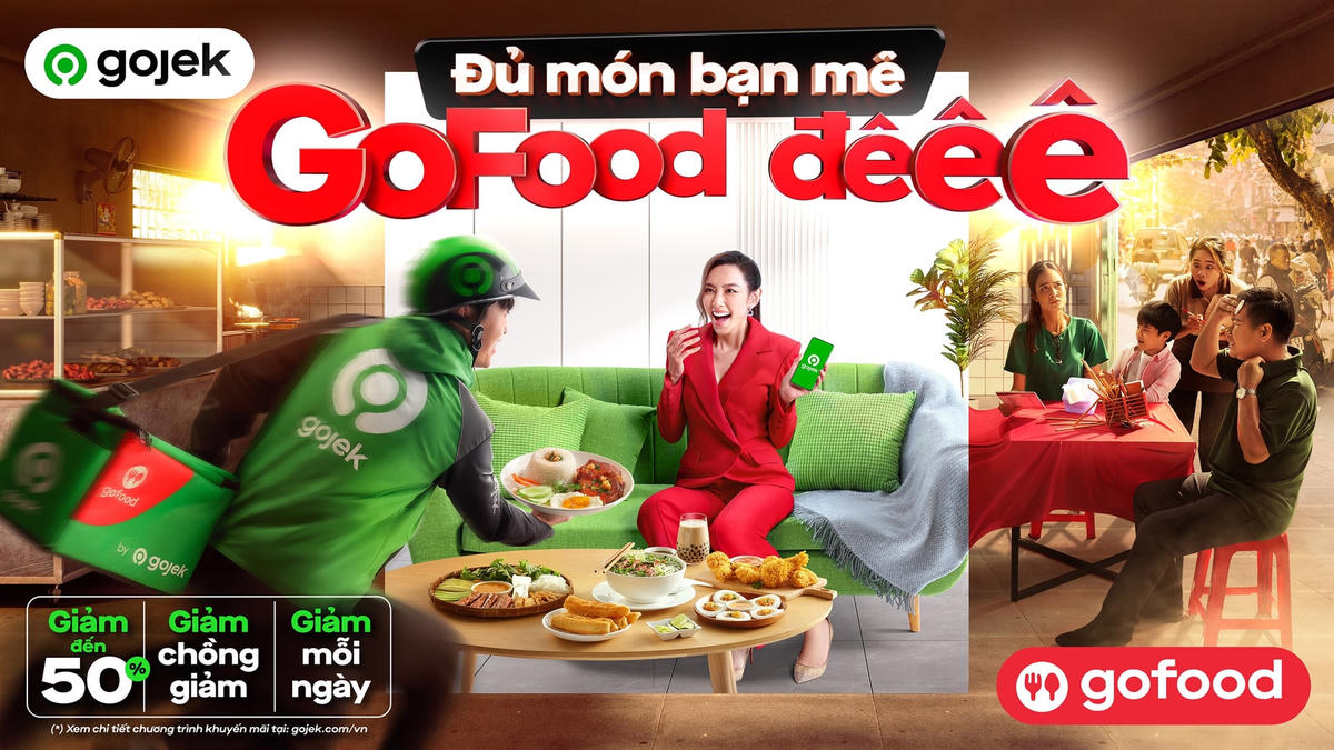 Hoa hậu Nguyễn Thúc Thùy Tiên đồng hành cùng Gojek. (Ảnh: Gojek Vietnam)