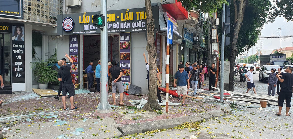 Quán SEOULY nơi xảy ra vụ nổ.