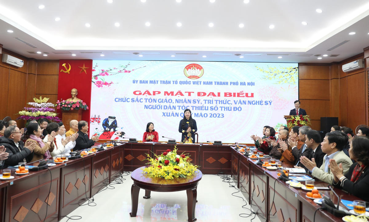 Quang cảnh buổi gặp mặt. 