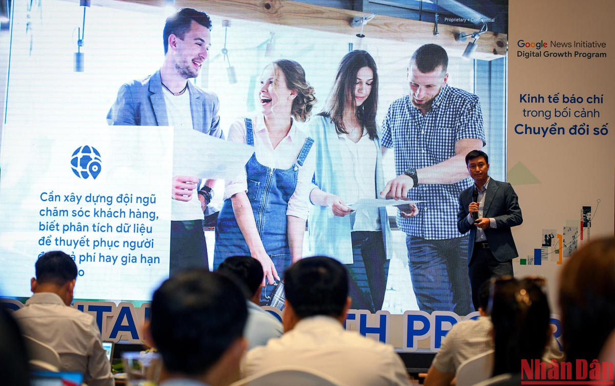 [Ảnh] Chương trình đào tạo 'Chuyển đổi số báo chí'