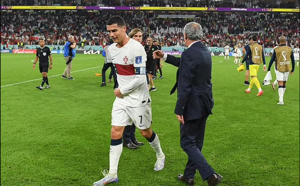 Bồ Đào Nha đã bị loại khỏi World Cup bởi Morocco trong trận bán kết của World Cup 2022. Ảnh: Getty.