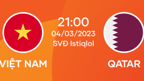 U20 Việt Nam sẽ gặp U20 Qatar vào 21h00 trên sân vận động Istiqlol.  