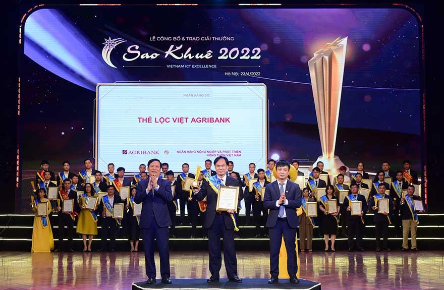 10 sản phẩm công nghệ Agribank đạt giải Sao Khuê