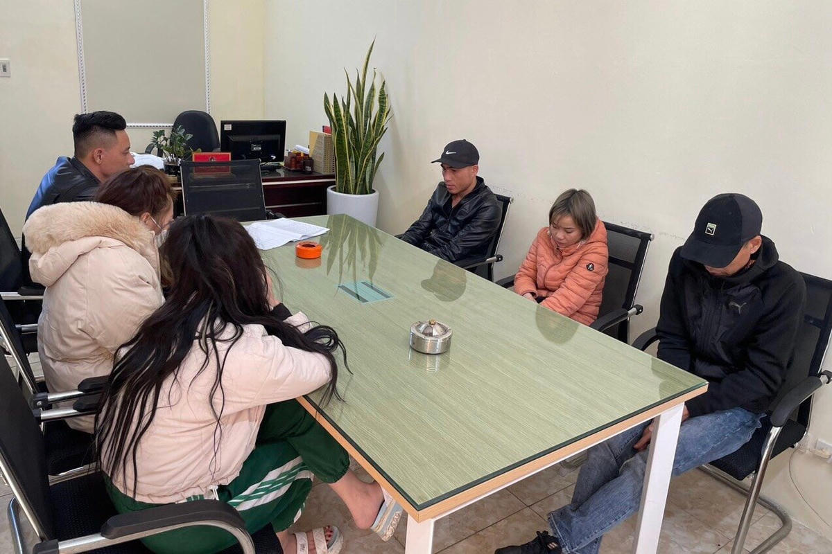 Nhóm 6 đối tượng tại Cơ quan Công an.