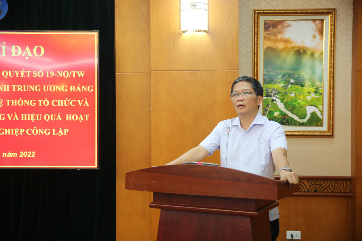 Trưởng ban Kinh tế Trung ương, Trưởng ban Chỉ đạo Trần Tuấn Anh phát biểu chỉ đạo tại Hội nghị.