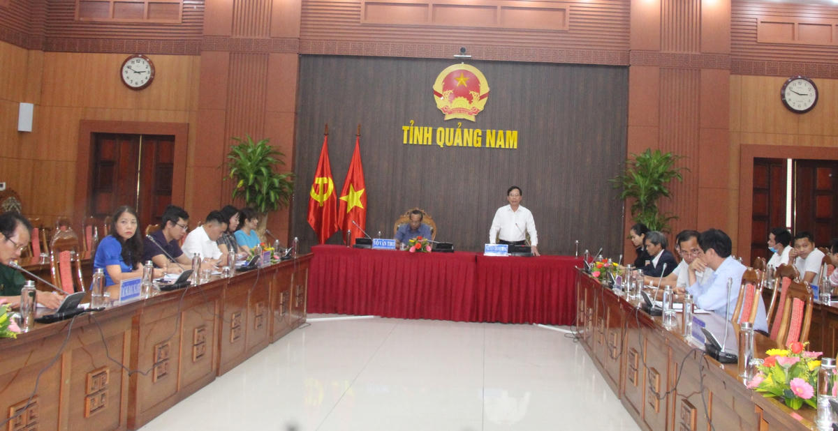 Quang cảnh buổi họp báo.