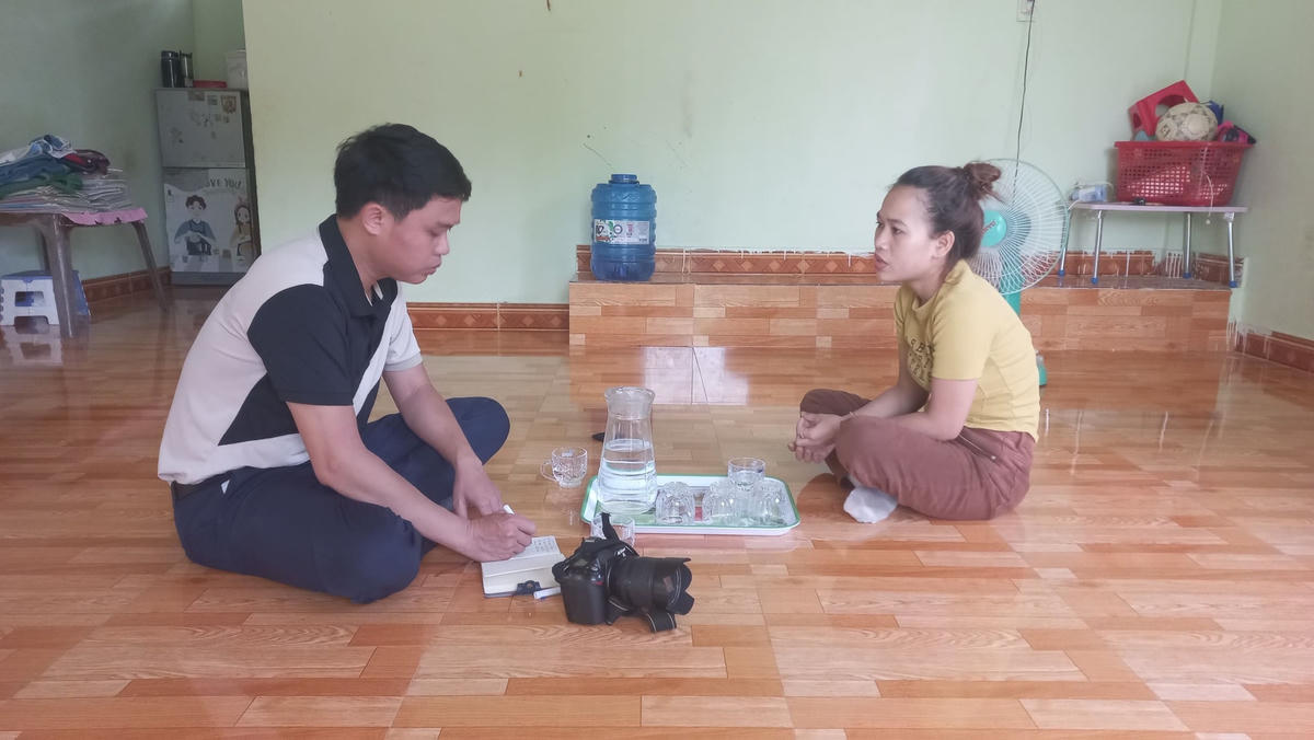 Chị Kiều chia sẻ cùng phóng viên.