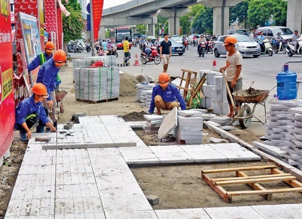 Hà Nội tạm dừng thi công, đào đường, hè từ ngày 10/5 đến hết ngày 25/5. Ảnh minh hoạ.