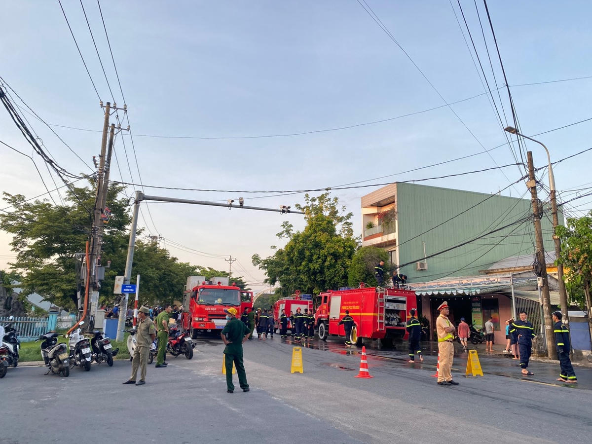 Nơi xảy ra vụ cháy nhà, khiến cặp vợ chồng tử vong.