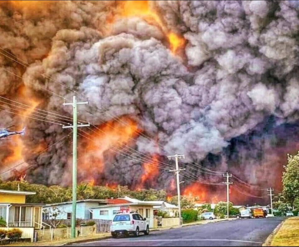 Một vụ cháy rừng ở New South Wales, Australia. Nguồn: AP.  