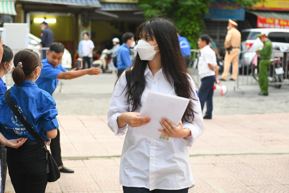 Thí sinh thi tốt nghiệp THPT năm 2022,