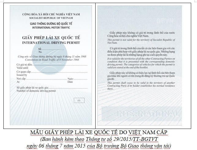 TP Hồ Chí Minh không công nhận giấy phép lái xe quốc tế IAA