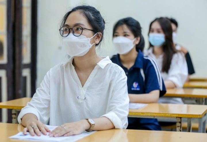Thí sinh dự thi tốt nghiệp THPT.