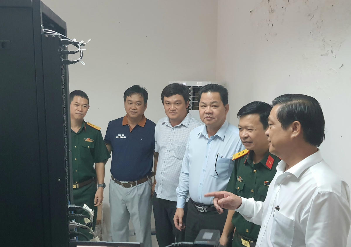 Trung tâm điều hành thông minh tỉnh Bạc Liêu.