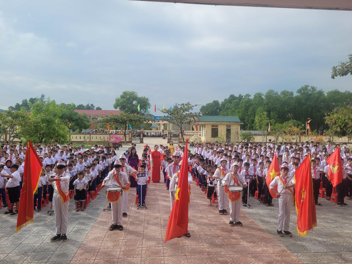 Quảng Trị: Tổ chức lễ khai giảng gọn nhẹ, trang trọng và ý nghĩa