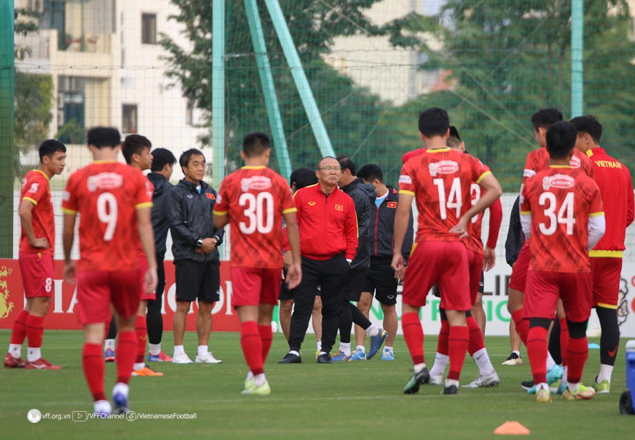 AFF Cup 2022 là giải đấu cuối cùng của HLV Park Hang Seo trên cương vị thuyền trưởng tuyển Việt Nam. Ảnh: VFF.