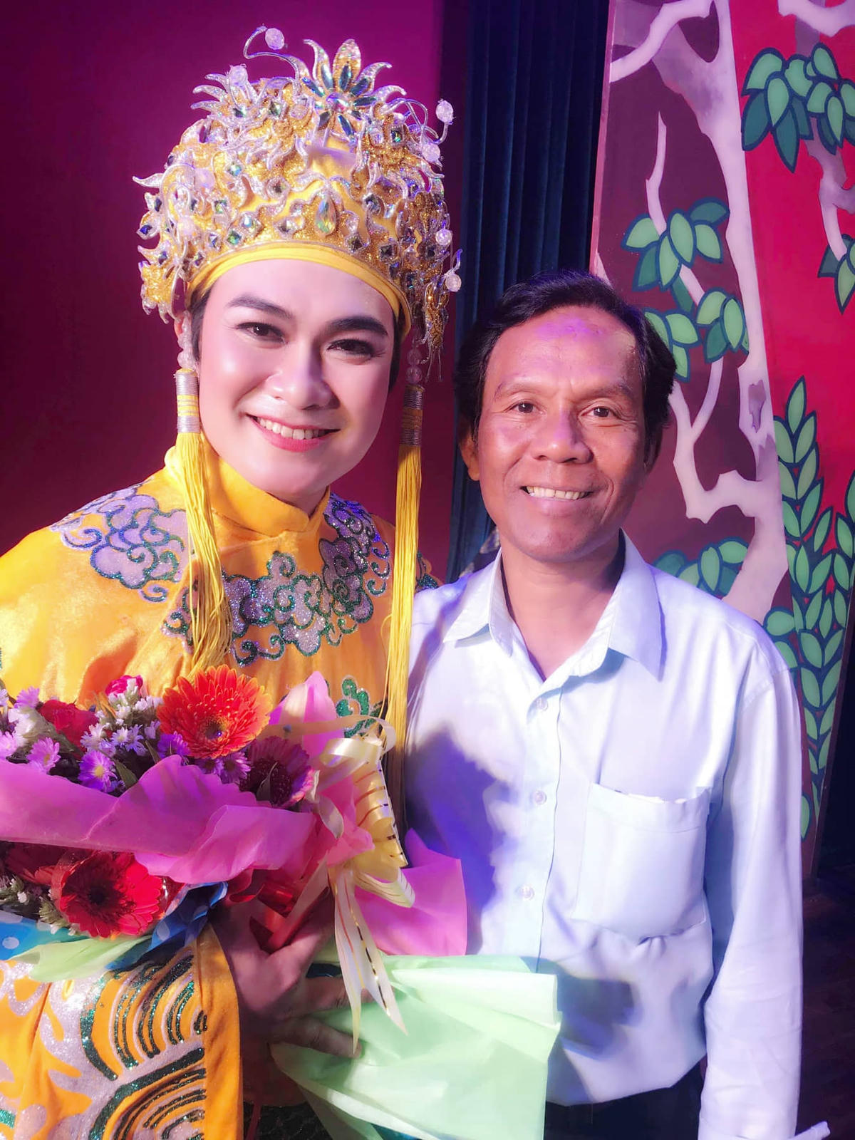 Nghệ sĩ Thạch Sỹ Long người thầy giúp đỡ Lê Duy rất nhiều trên con đường sân khấu cải lương. 