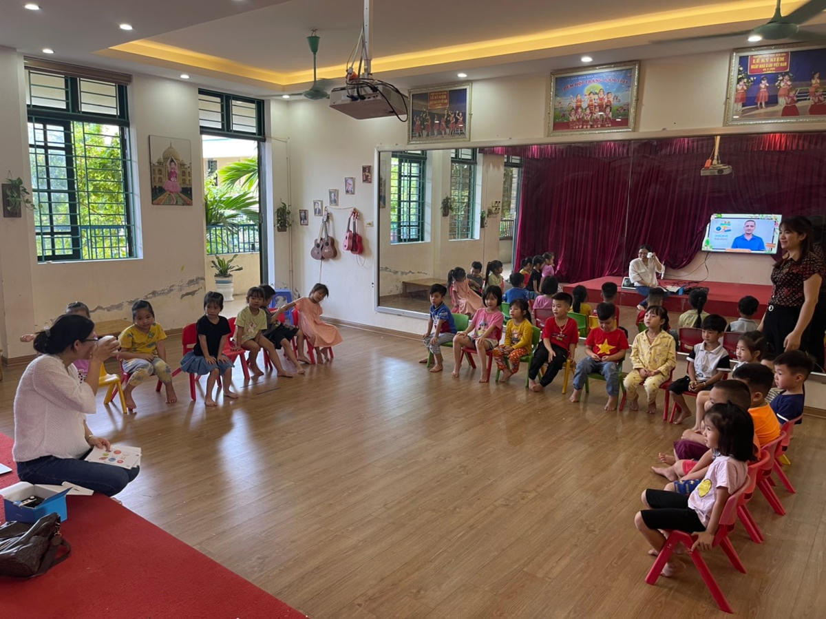 Trường mầm non Dân Hòa: Vững bước đi lên, hướng tới trường chuẩn Quốc gia mức độ 2