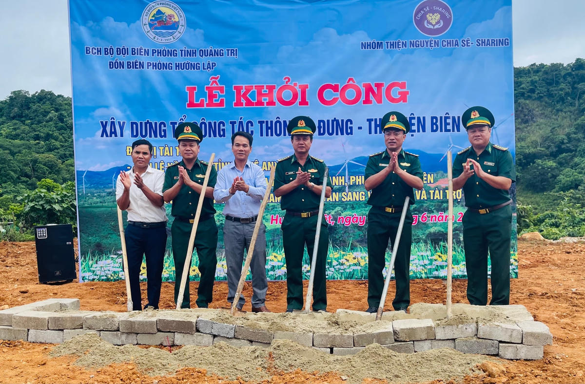 Công trình được khởi công vào ngày 5/6.