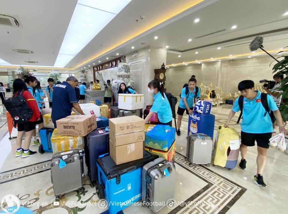 Thầy trò HLV Mai Đức Chung sẽ tập luyện 3 tuần tại Hải Phòng. Ảnh: VFF.