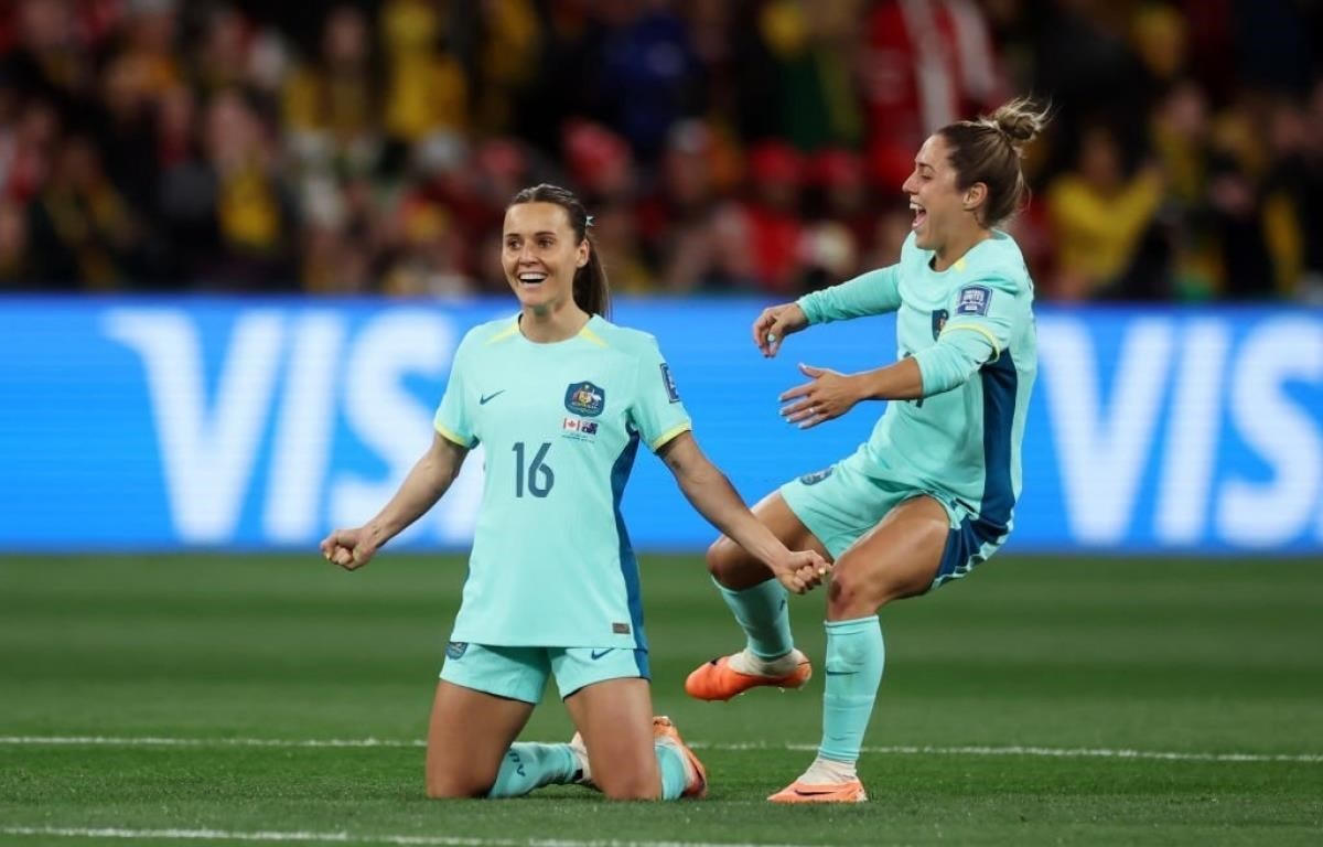 Hayley Raso tỏa sáng mang chiến thắng về cho Australia. Nguồn: Getty Images.
