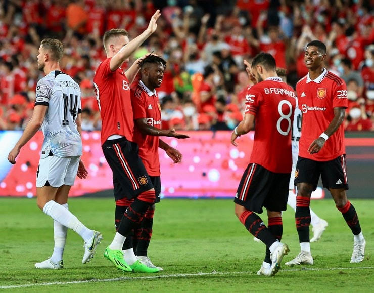 Manchester United thắng đậm 4-0 trước Liverpool tại Thái Lan. (Nguồn: Getty Images).
