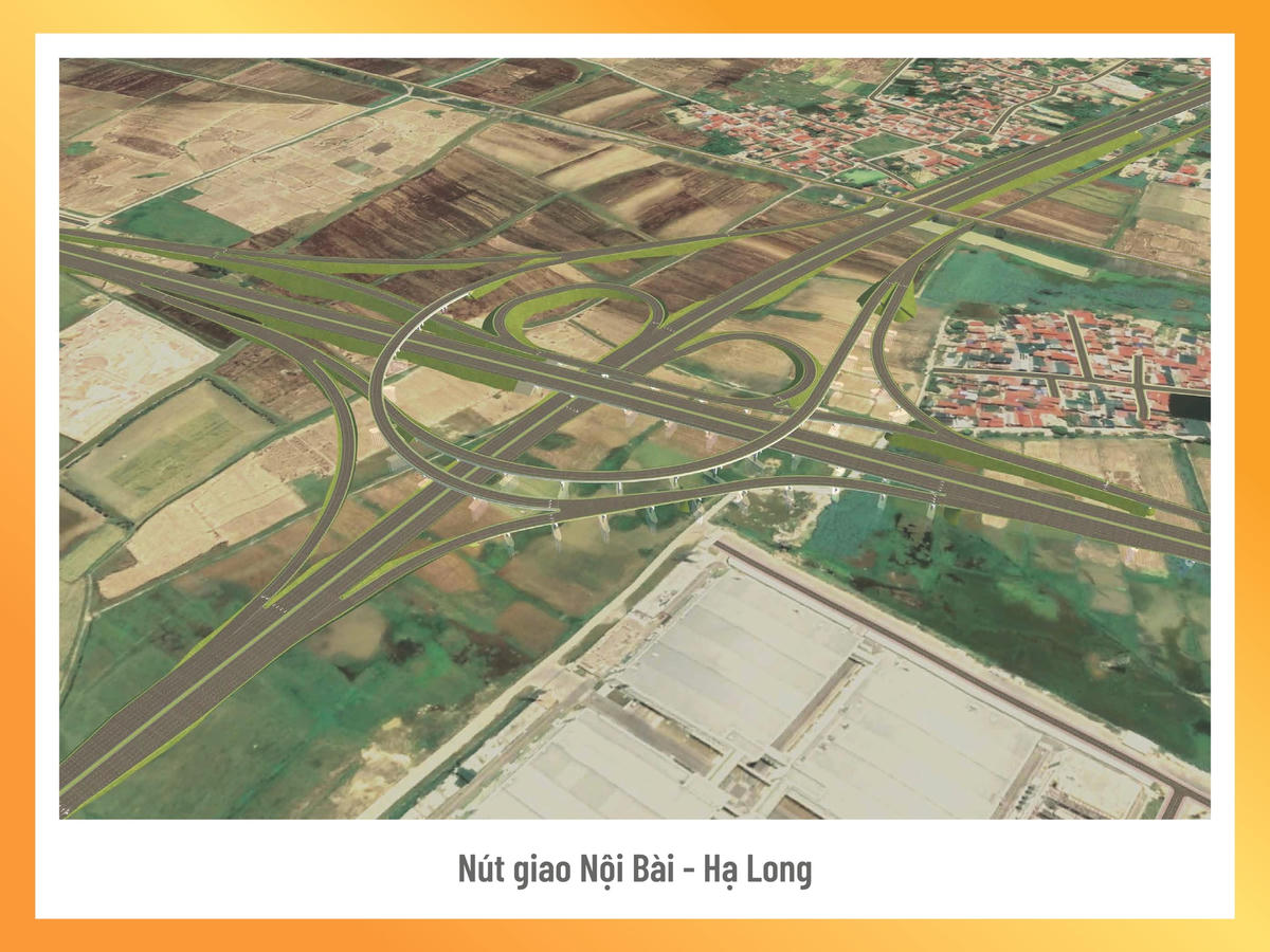 Phối cảnh các nút giao siêu hiện đại của dự án Vành đai 4 - Vùng Thủ đô