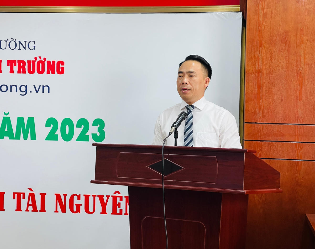 TS Đào Xuân Hưng, Tổng Biên tập Tạp chí Tài nguyên và Môi trường.