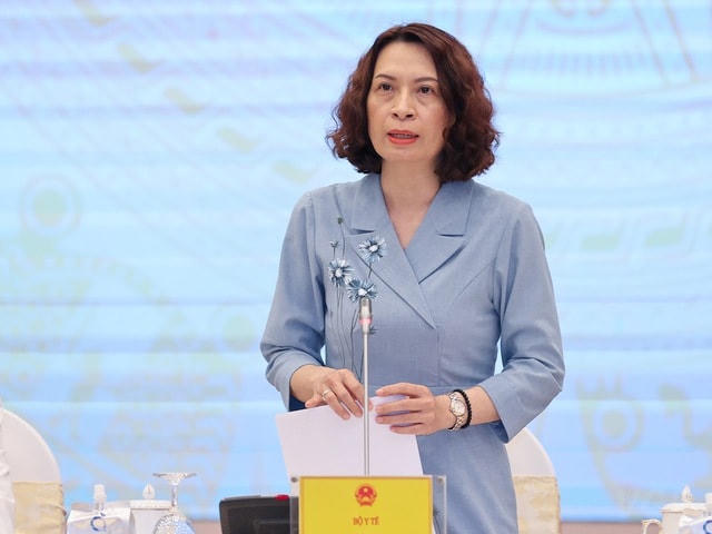 Thứ trưởng Bộ Y tế Nguyễn Thị Liên Hương. Ảnh: VGP.