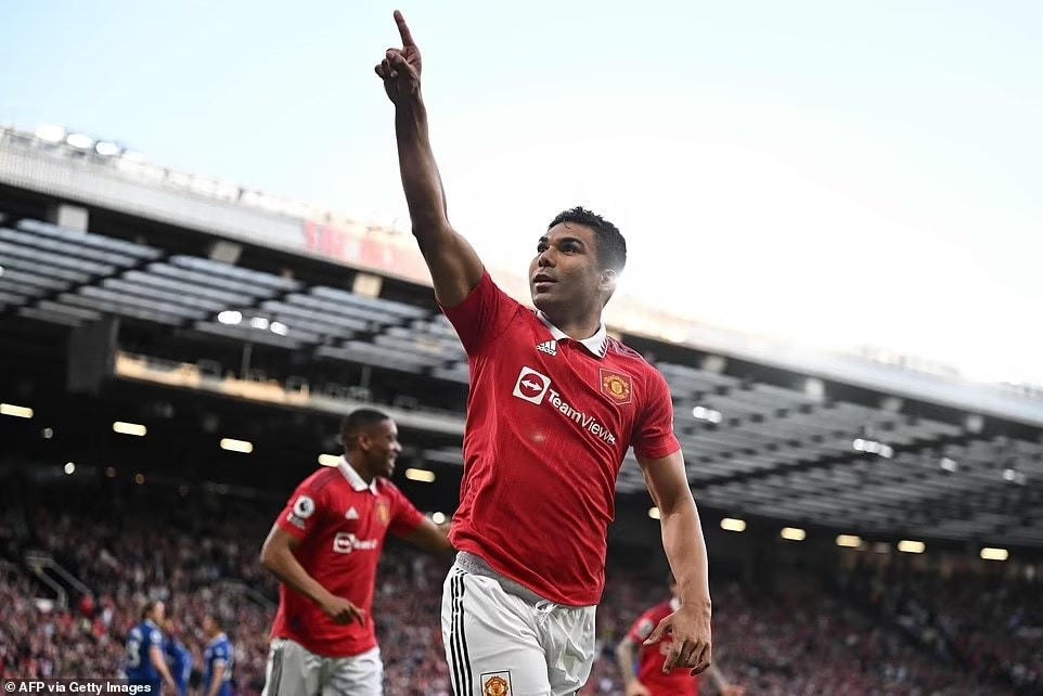 Casemiro tiếp tục tỏa sáng để giúp M.U giành vé dự Champions League. (Nguồn: Getty Images).
